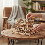 Puzzle 3d bois | Circuit à billes Cog Coaster