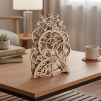 Puzzle 3D bois | Horloge à Pendule
