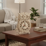 Puzzle 3D | Horloge Pendule Hibou