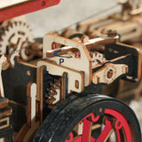 ROKR - PUZZLE 3D BOIS - ROKR | Maquette Locomobile Vapeur - LKA01 - Golemites - Rokr