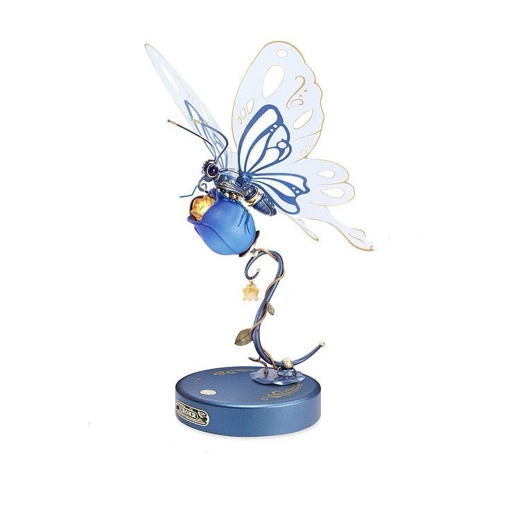 ROKR - PUZZLE 3D - ROKR | Papillon Mécanique Bleu - MI05B - Golemites - Rokr