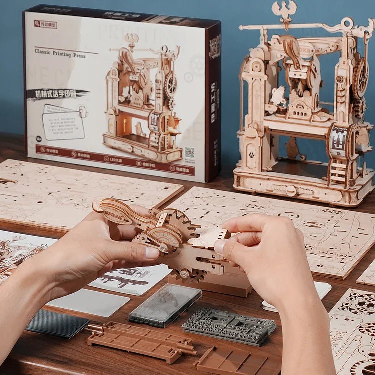 ROKR - PUZZLE 3D BOIS - Rokr | Presse à Imprimer - LK602 - Golemites - Rokr