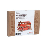 ROLIFE - PUZZLE 3D BOIS - ROLIFE| Bus à Impériale Londres Puzzle en bois 3D - TGM02 - Golemites - Rokr