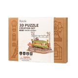 ROLIFE - PUZZLE 3D BOIS - ROLIFE | Sakura Journey Maquette en bois - TGS02 - Golemites - Rokr