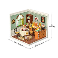 ROBOTIME - PUZZLE 3D - Rolife | Sweet Sips Tea Maison miniature DW011 - DW011 - Golemites - Rokr