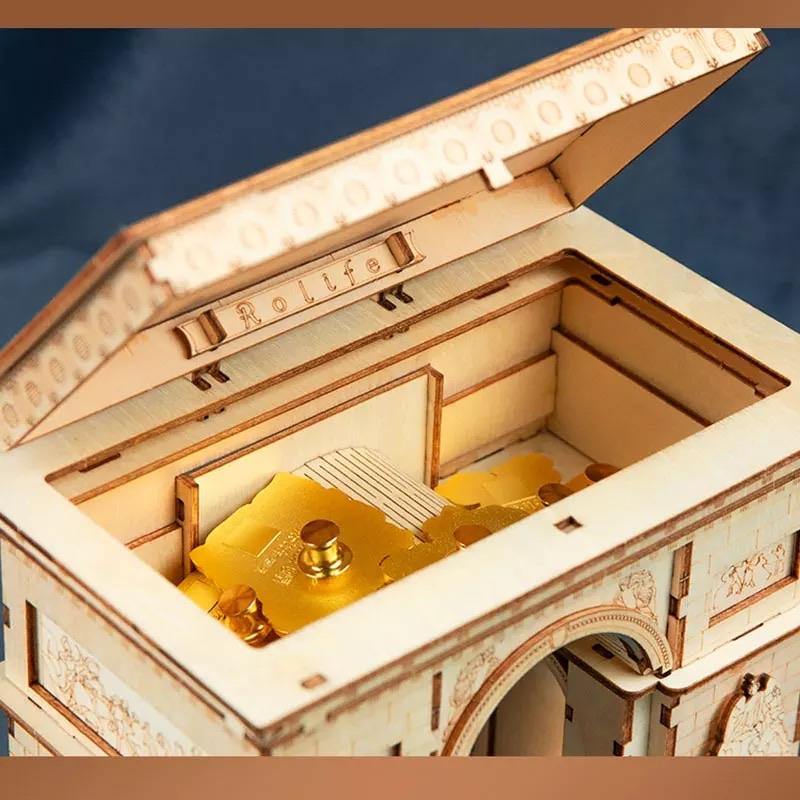 ROLIFE - PUZZLE 3D BOIS - Puzzle 3D bois | Arc de Triomphe - TG502 - Golemites - Rokr