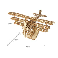 ROLIFE - PUZZLE 3D BOIS - Puzzle 3D bois | Avion - TG301 - Golemites - Rokr