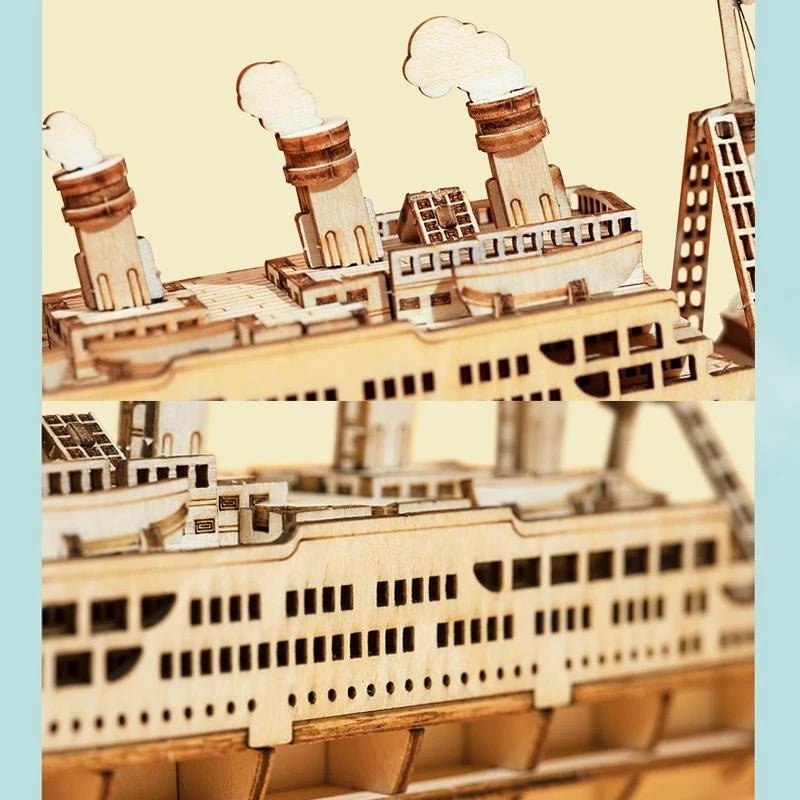 ROLIFE - PUZZLE 3D BOIS - Puzzle 3D Bois | Bateau de Croisière - TG306 - Golemites - Rokr