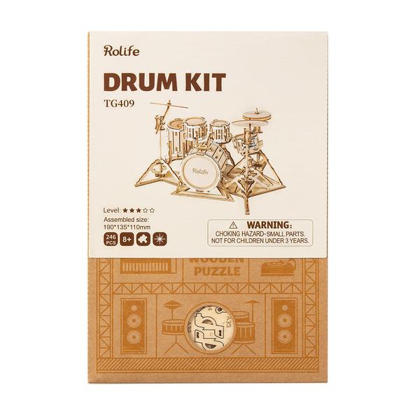 ROLIFE - PUZZLE 3D BOIS - Puzzle 3D bois | Batterie - TG409 - Golemites - Rokr