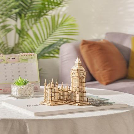 ROLIFE - PUZZLE 3D BOIS - Puzzle 3D bois | Big Ben lumineux - TG507 - Golemites - Rokr