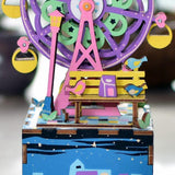 ROLIFE - PUZZLE 3D BOIS - Puzzle 3D bois | Boîte à musique Ferris Wheel - AMD402 - Golemites - Rokr