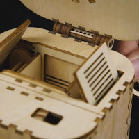 NightyNine Boîte à trésors modèle mécanique - Puzzle en Bois 3D