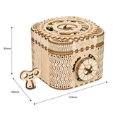 ROKR - PUZZLE 3D BOIS - Puzzle 3D bois | Boîte à Trésor - LK502 - Golemites - Rokr