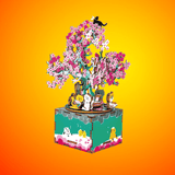 ROLIFE - PUZZLE 3D BOIS - Puzzle 3D bois | Cerisier fleuri du Japon - AM409 - Golemites - Rokr