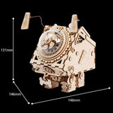 ROKR - PUZZLE 3D BOIS - Puzzle 3D bois | Chien Steampunk - AM480 - Golemites - Rokr