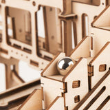 ROKR - PUZZLE 3D BOIS - Puzzle 3d bois | Circuit à billes Cog Coaster - LG502 - Golemites - Rokr