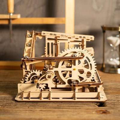 Puzzle 3d bois | Circuit à billes Cog Coaster