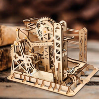ROKR - PUZZLE 3D BOIS - Puzzle 3d bois | Circuit à billes Lift Coaster - LG503 - Golemites - Rokr