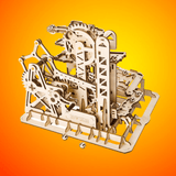 ROKR - PUZZLE 3D BOIS - Puzzle 3d bois | Circuit à billes Tower Coaster - LG504 - Golemites - Rokr