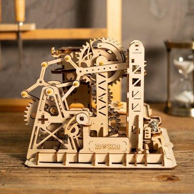 Puzzle 3d bois | Circuit à billes Tower Coaster