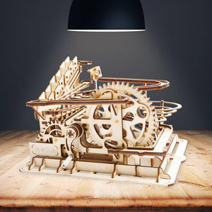 Puzzle 3d bois | Circuit à billes Waterweel