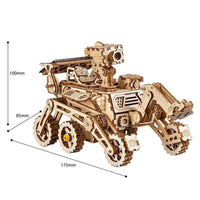 ROKR - PUZZLE 3D BOIS - Puzzle 3D bois | Curiosity Rover - LS402 - Golemites - Rokr
