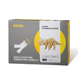 ROKR - PUZZLE 3D BOIS - Puzzle 3D bois | Dinosaure Triceratops - D430 - Golemites - Rokr