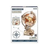 ROKR - PUZZLE 3D BOIS - Puzzle 3D bois | Globe Lumineux à LED - ST003 - Golemites - Rokr