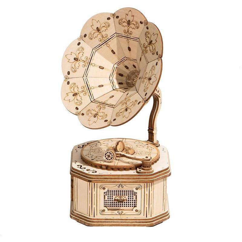 ROLIFE - PUZZLE 3D BOIS - Puzzle 3D bois | Gramophone - TG408 - Golemites - Rokr