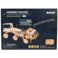 ROKR - PUZZLE 3D BOIS - Puzzle 3D bois | Hermes Rover - LS504 - Golemites - Rokr