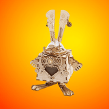 ROKR - PUZZLE 3D BOIS - Puzzle 3D bois | Lapin Steampunk - AM481 - Golemites - Rokr