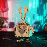 ROKR - PUZZLE 3D BOIS - Puzzle 3D bois | Lapin Steampunk - AM481 - Golemites - Rokr