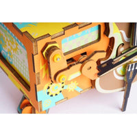 ROLIFE - PUZZLE 3D BOIS - Puzzle 3D bois | Petit Robot - AMD53 - Golemites - Rokr