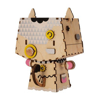 ROLIFE - PUZZLE 3D BOIS - Puzzle 3D bois | Pot de fleur Chat - 21544231-cat-united-kingdom - Golemites - Rokr