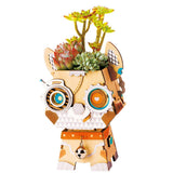 ROLIFE - PUZZLE 3D BOIS - Puzzle 3D bois | Pot de fleur Chiot - 21544231-puppy-united-kingdom - Golemites - Rokr