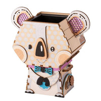 ROLIFE - PUZZLE 3D BOIS - Puzzle 3D bois | Pot de fleur Koala - 21544231-koala-united-kingdom - Golemites - Rokr