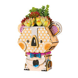 ROLIFE - PUZZLE 3D BOIS - Puzzle 3D bois | Pot de fleur Koala - 21544231-koala-united-kingdom - Golemites - Rokr