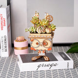 ROLIFE - PUZZLE 3D BOIS - Puzzle 3D bois | Pot de fleur Lapin - 21544231-bunny-united-kingdom - Golemites - Rokr