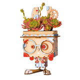 ROLIFE - PUZZLE 3D BOIS - Puzzle 3D bois | Pot de fleur Lapin - 21544231-bunny-united-kingdom - Golemites - Rokr
