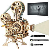 ROKR - PUZZLE 3D BOIS - Puzzle 3D bois | Projecteur Cinéma - LK601 - Golemites - Rokr