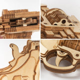ROKR - PUZZLE 3D BOIS - Puzzle 3D bois | Revolver - LQ401 - Golemites - Rokr
