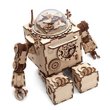 ROKR - PUZZLE 3D BOIS - Puzzle 3D bois | Robot Steampunk - AM601 - Golemites - Rokr