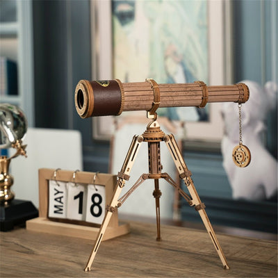 Puzzle 3D bois | Télescope