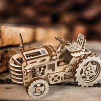 ROKR - PUZZLE 3D BOIS - Puzzle 3D bois | Tracteur - 25222334-lk401-tractor-united-kingdom - Golemites - Rokr