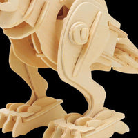 ROKR - PUZZLE 3D BOIS - Puzzle 3D bois | T.Rex robotisé - D210 - Golemites - Rokr