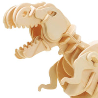 ROKR - PUZZLE 3D BOIS - Puzzle 3D bois | T.Rex robotisé qui mord - D220 - Golemites - Rokr