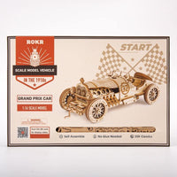 ROKR - PUZZLE 3D BOIS - Puzzle 3D bois | Voiture de course - 4000892897154 - Golemites - Rokr