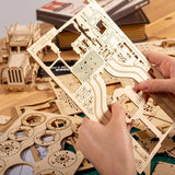 ROKR - PUZZLE 3D BOIS - Puzzle 3D bois | Voiture de course - 4000892897154 - Golemites - Rokr