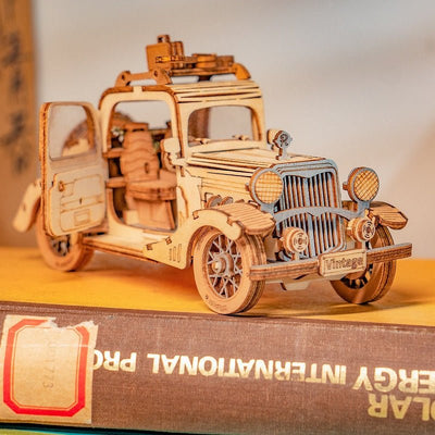 Puzzle 3d Bois | Voiture Vintage