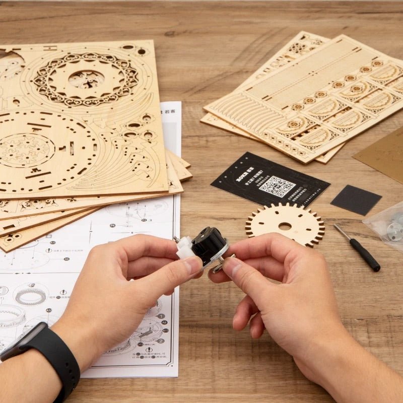 ROKR - PUZZLE 3D BOIS - Puzzle 3D | Carrousel Romantique musical - 14:691#AMK62 - Golemites - Rokr